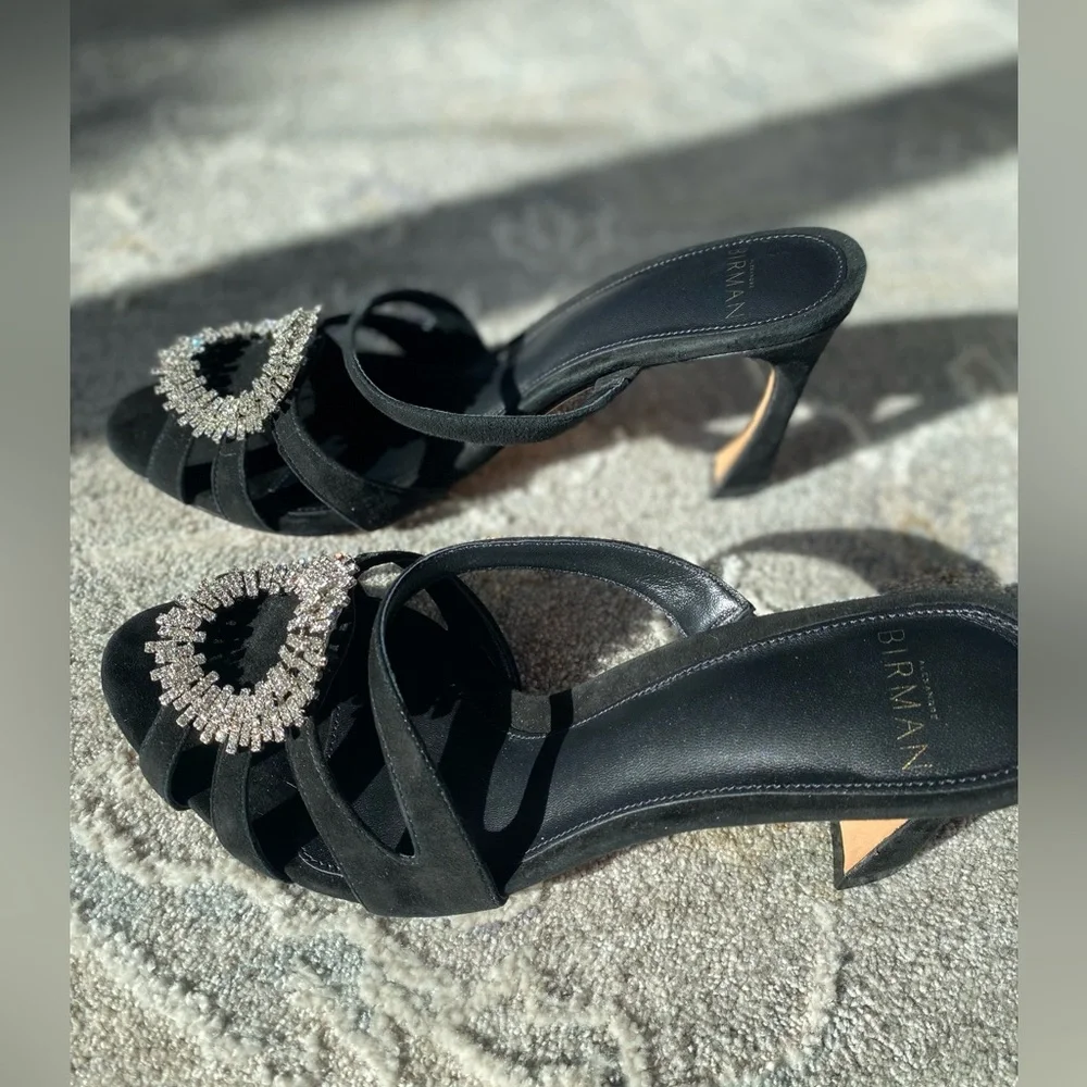 NWT Alexandre Birman Alicia
Suede Embellished Mules - Picture 6 of 15